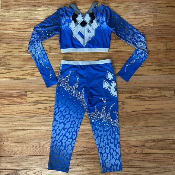 RARE Cheer Athletics Junglecats Cheer Uniform - Picture 2 of 5